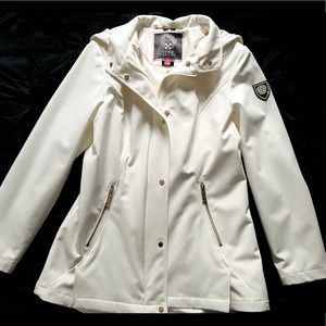 NWOT Vince Camuto Hooded Coat Color Cream Med